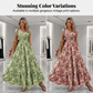 🌞 LIMITED-TIME 50% RABATT! ✨ Maxikleid Damen – Leicht, V-Ausschnitt, Blumenmuster, Baumwolle ✨