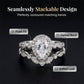 💍 LIMITED-TIME 50% RABATT! ✨ Verlobungsring-Set mit Birnen-Schliff – Vintage, Zirkon, Stapelbar 👑