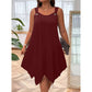 👗 LIMITED-TIME 50% RABATT! ✨ Ärmelloses Damenkleid – Asymmetrischer Saum, 7 Farben, A-Linie 🍂