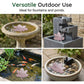 🍁 LIMITED-TIME 50% RABATT! ✨ Vogelbad-Reiniger – Blattform, 99.9% Kupfer, Naturreinigung, Universell 🐦