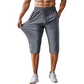 🩳 LIMITED-TIME 50% RABATT! 🏃‍♂️ Sport-Caprihose für Herren – Schnelltrocknend, Elastisch, Reißverschlusstaschen ✨