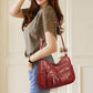 👜 LIMITED-TIME 50% RABATT! ✨ Damen Umhängetasche – PU-Leder, Mehrere Taschen, Verstellbarer Riemen 🌸