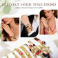 📿 LIMITED-TIME 50% RABATT! ✨ Bohème Armband – Böser Blick, Elefant, Gold, Verstellbar 🐘