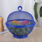 🧺 LIMITED-TIME 50% RABATT! 🍇 Obstkorb mit Deckel – Atmungsaktives Mesh, Integriertes Sieb, Praktisch
