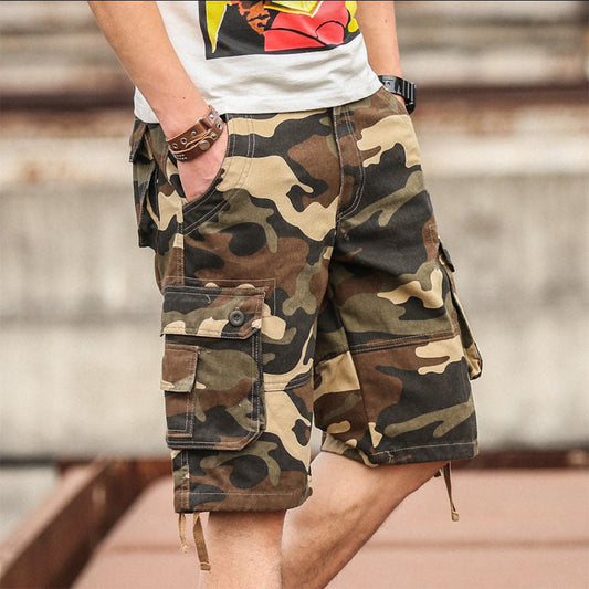 🩳 LIMITED-TIME 50% RABATT! ✨ Cargo-Shorts – Multi-Taschen, Camouflage, Robuste, Loose Fit 🔧