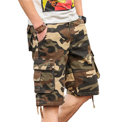 🩳 LIMITED-TIME 50% RABATT! ✨ Cargo-Shorts – Multi-Taschen, Camouflage, Robuste, Loose Fit 🔧