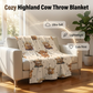 📢📢50% OFF !!⏰🐮Ultra-Soft Printed Flannel Throw Blanket