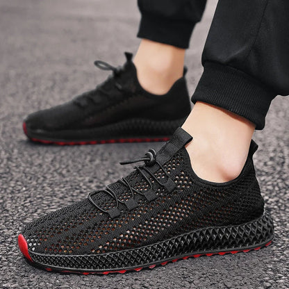 👟 LIMITED-TIME 50% RABATT! 🌀 Atmungsaktive Herren-Schuhe – Lochmuster-Mesh, Slip-On, Leicht 🏃‍♂️