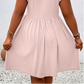 📢📢Limitiertes Angebot – 50 % Rabatt !! ⏰Damenkleid mit V-Ausschnitt und Rüschenbesatz