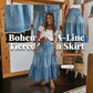 👗 LIMITED-TIME 50% RABATT! ✨ Damen Denim Maxirock – Hochbund, Gestuft, A-Linie ✨