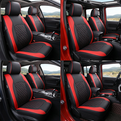 📢📢50% OFF !! ⏰9-Piece Universal Fit Leather Car Seat Cover Set