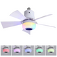 💡 LIMITIERTES ANGEBOT 50% RABATT! ✨ Deckenventilator mit Licht & Bluetooth – RGB, Lautsprecher, 3 Stufen 🌀