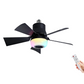 💡 LIMITIERTES ANGEBOT 50% RABATT! ✨ Deckenventilator mit Licht & Bluetooth – RGB, Lautsprecher, 3 Stufen 🌀