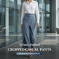 👖 LIMITED-TIME 50% RABATT! ✨ Patchwork-Freizeithose Damen – Verkürzt, Lässig, Einzigartig ✨