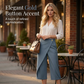 👖 LIMITED-TIME 50% RABATT! ✨ Patchwork-Freizeithose Damen – Verkürzt, Lässig, Einzigartig ✨