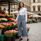 👖 LIMITED-TIME 50% RABATT! ✨ Patchwork-Freizeithose Damen – Verkürzt, Lässig, Einzigartig ✨