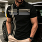 ✨ LIMITED-TIME 50% RABATT! ✨ Herren Kurzarm Hemd mit Streifen – Modern, Vielseitig ✨