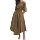 👗 LIMITED-TIME 50% RABATT! ✨ Elegantes Einfarbiges Kleid – Vielseitig, Büro, Feier ✨