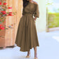 👗 LIMITED-TIME 50% RABATT! ✨ Elegantes Einfarbiges Kleid – Vielseitig, Büro, Feier ✨