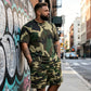 🎽 LIMITIERTE ZEIT: 50% RABATT! ✨ Herren Camo T-Shirt & Shorts Set – Koordiniert, Locker, Sommer 🌲