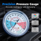 🔧 BEFRISTET 50% RABATT! ✨ R134a Füllschlauch mit Manometer – 0-350 PSI, 13mm Kuppler, Blau 🚗