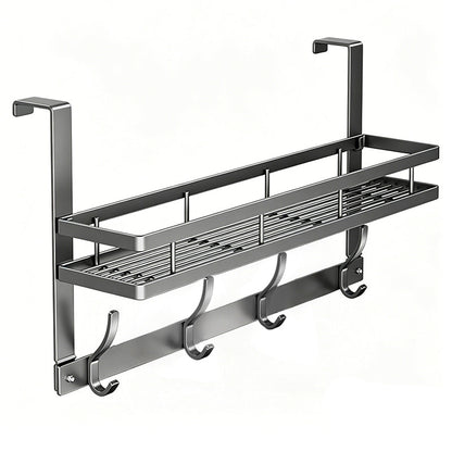 🚪 LIMITIERTES ANGEBOT 50% RABATT! ✨ Über-Tür-Haken mit Korb – Werkzeuglos, Robust, Stauraum 🌿