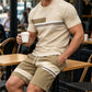 ⏰ 50 % RABATT – Nur für kurze Zeit 👕Herren-T-Shirt & Shorts 2-teiliges Set