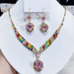 💎Last Day 50% OFF✨ Sparkling Heart Jewelry Set –Including Necklace & Earrings, Elegant, Lightweight 💖