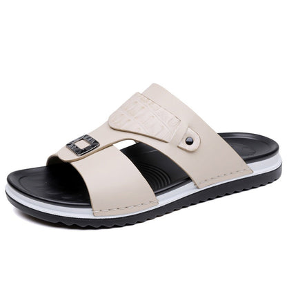 🔥JETZT 50 % RABATT!🔥  Atmungsaktive Schlupfsandalen für Herren – weiches Kunstleder, vielseitig kombinierbar für warme Tage☀️