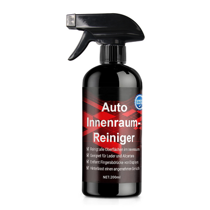 Spray zur Reinigung verschiedener Oberflächen im Auto
