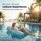 🏊‍♀️50% RABATT!☁️ Skin-Friendly PVC Pool Lounger Float –  Hautfreundlich, bequem, perfekt für Pool & Meer. 🔥💦