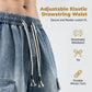 🩳 NUR FÜR BEGRENZTE ZEIT 50 % RABATT! ✨ Lässige Jeansshorts für Herren – Cargotaschen, Kordelzug, High-Street-Style 🏙️