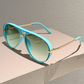 🔥 LIMITED TIME 50% OFF! 🕶️ Women's Retro Double-Bridge Sunglasses – UV400 Protection & Gradient Lenses ✨