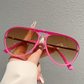 🔥 LIMITED TIME 50% OFF! 🕶️ Women's Retro Double-Bridge Sunglasses – UV400 Protection & Gradient Lenses ✨
