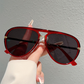 🔥 LIMITED TIME 50% OFF! 🕶️ Women's Retro Double-Bridge Sunglasses – UV400 Protection & Gradient Lenses ✨