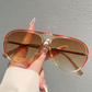 🔥 LIMITED TIME 50% OFF! 🕶️ Women's Retro Double-Bridge Sunglasses – UV400 Protection & Gradient Lenses ✨