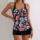 Zweiteiliges Damen-Tankini-Set mit Print