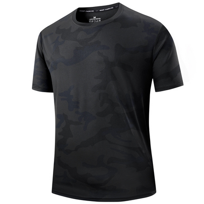 📢📢JETZT 50 % RABATT!! ⏰ Schnelltrocknendes Camouflage-Sport-T-Shirt für Herren – Atmungsaktiv & leicht – Feuchtigkeitsableitend, ideal für Fitnessstudio, Laufen oder Outdoor-Aktivitäten 💪