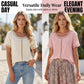 Damen Lässiges Boho-Stil Ausgeschnittenes Oberteil