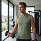 Herren Atmungsaktives Camouflage Sport-Tanktop