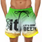 Herren 3D Grafik-Print Casual Shorts
