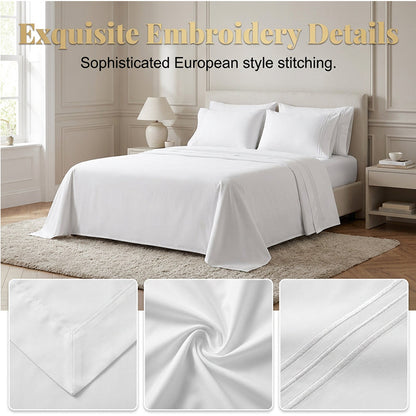 📢📢50% OFF !!⏰✨ Luxury Embroidered European Bedding Set – Soft fabric & elegant design – Adds a refined touch to any bedroom – comfortable and breathable 🌙🌸