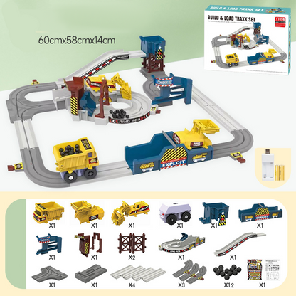 🚂 LIMITED-TIME 50% OFF! ✨ Interactive Electric Quarry Adventure Train & Track Set – Motorized Engine, Modular Tracks, Action Stations 🏗️