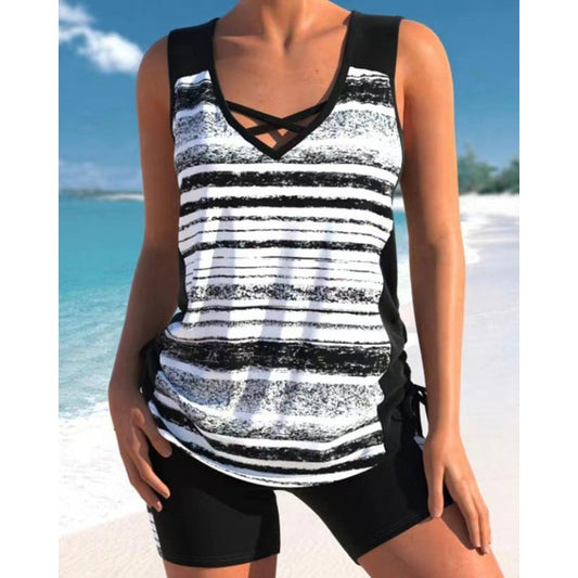 📢📢40% OFF !! ⏰🎉 2026 Sale — Over 44,000 Sold! 👙 Printed Tankini Set – Confident 🩳