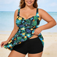 🩱2026 New Arrival50% OFF! ☀️Women’s Plus-size swimsuits Tummy Control Ruched Bathing Suit, Scallop V-Neck, Wide Straps, Slimming & Flattering for Curvy Women. Perfect for Beach & Pool! 🌊☀️