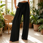 Summer Bestseller🔥👖 Elastic Drawstring Wide-Leg Pants with Pockets – Breezy & Comfortable for Everyday Wear