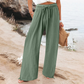 Summer Bestseller🔥👖 Elastic Drawstring Wide-Leg Pants with Pockets – Breezy & Comfortable for Everyday Wear