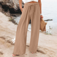 Summer Bestseller🔥👖 Elastic Drawstring Wide-Leg Pants with Pockets – Breezy & Comfortable for Everyday Wear