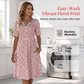 📢📢50% OFF !! ⏰ Women's Casual V-Neck Print Dress with Pockets – Floral Design & Functional Side Pockets 🌸