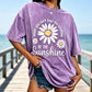📢📢50% OFF !! ⏰ Daisy Print Washed Tee – Breathable Blend & Effortless Fit ☁️